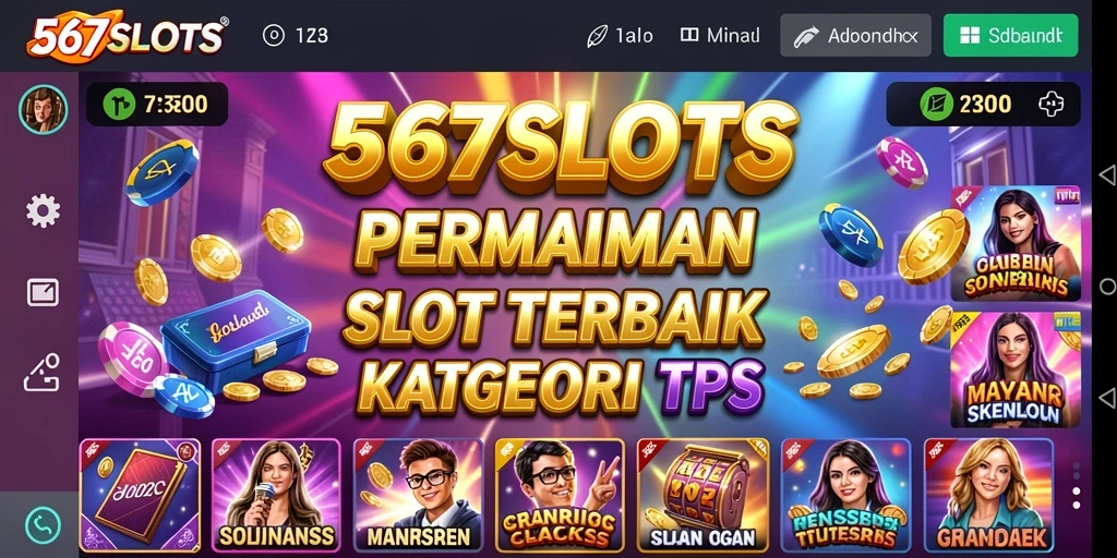 Gameplay menarik di 567SLOTS dengan tema slot yang beragam.