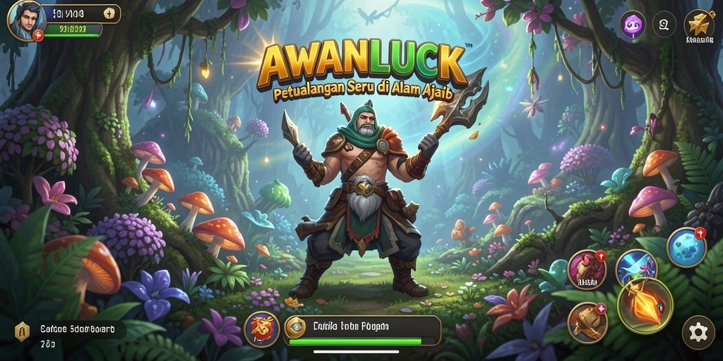 Gameplay menakjubkan dalam dunia petualangan AWANLUCK.