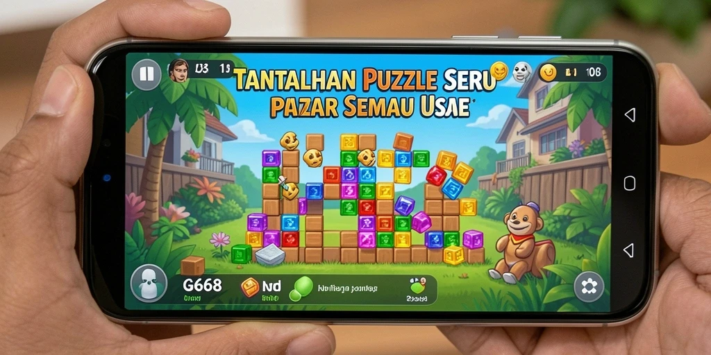 Screenshot utama G668 menampilkan gameplay seru dan menantang dari teka-teki.