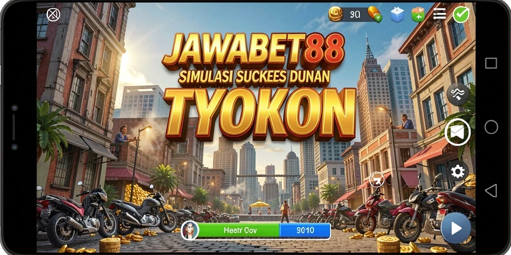 Tampilan gameplay JAWABET88 yang menampilkan keseruan simulasi Tycoon.