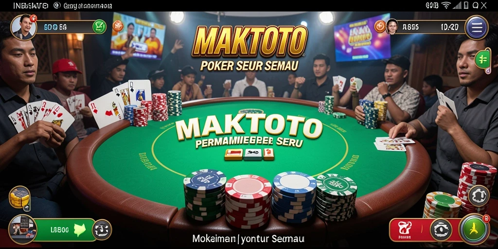 Gameplay menarik di MAKTOTO dengan berbagai meja poker.