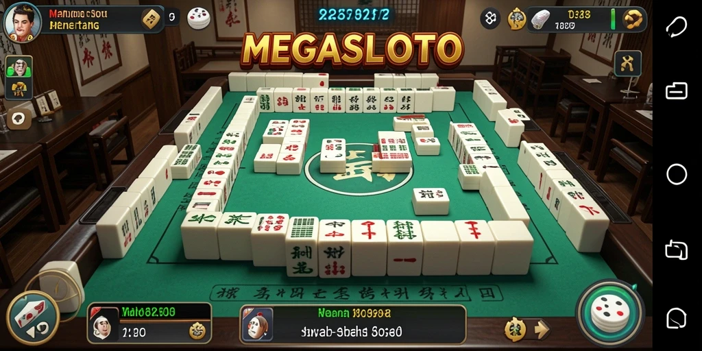 Screenshot menampilkan gameplay seru dalam MEGASLOTO.