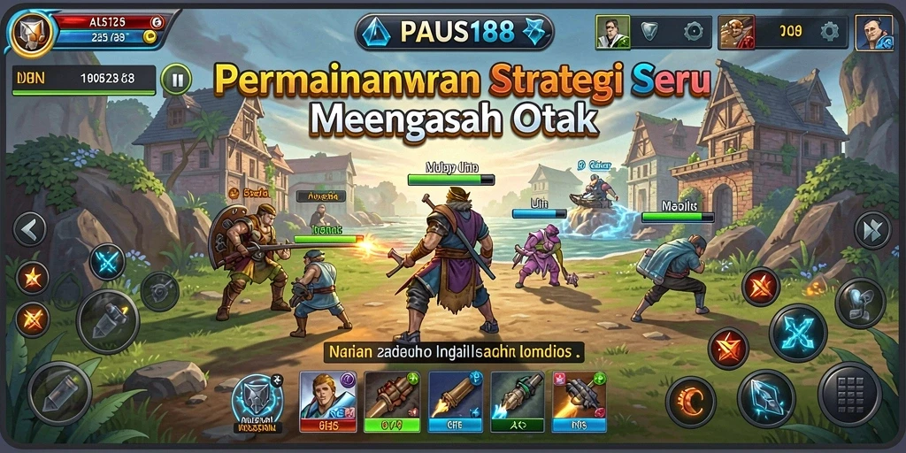Tampilan gameplay PAUS188 yang memukau dan strategis.