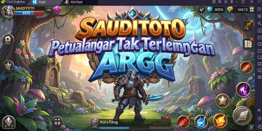 Tampilan gameplay menegangkan dari SAUDITOTO dengan aksi pertarungan yang intens.